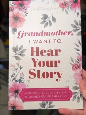 My grandma is worth everything to me and I would pay more than this book costs to remember her. #grandmaiwanttohearyourstory #iwanttohearyourstory #grandparentmemories #familykeepsakejournal 