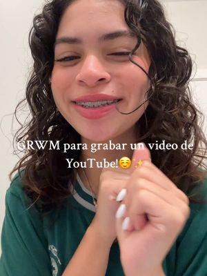 GRWM para grabar un video en YouTube!☺️ El primero del año! #awbm #newyork #fypシ゚viral🖤video #fyp #puertorico #grwm #youtuber 