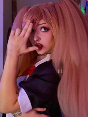 fr tho im absolutely loving all of the cosplays i’m seeing on my fyp🤭 #junkoenoshima #danganronpa #cosplay #drcosplay 