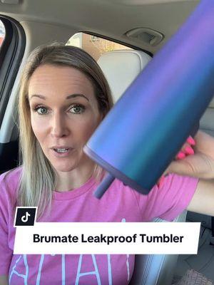 No more leaky tumblers! This Brumate 40 oz tumbler with a straw is leakproof and this dark aura color is gorgeous #leakprooftumbler #40ouncetumbler #tumblerwithstraw #40oztumblerwithhandle #brumate #drinkmorewater #newyearnewaura 