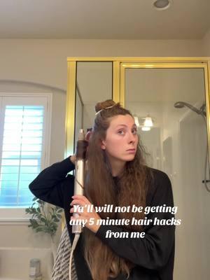 My whole head still took me over an hour 🤣 muchhh less frustrating tho than my blow dryer and a round brush #sharkflexstyle #sharkflexstyletutorial #hairhacks #5minutehairstyle #thickhair #longhair #thicklonghair #sharkflexstyleonlonghair 