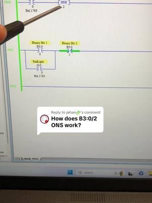 Replying to @jøhan🧩 #Controls #plc #ladderlogic #electrical #programming #industrial #elctromechanical #maintenance #allenbradley #studio5000 #rslogix500 