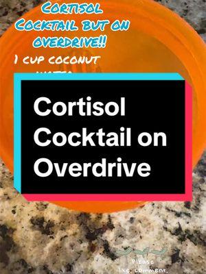 Cortisol cocktail but on overdrive. This drink with the extra fiber will help you feel fuller longer. I drink it before a meal to help me with satiety and keeps me full. This is all good ingredients. It’s good for digestion, it’s good for your health, it’s good to go to the bathroom, and it’s just good … plain and simple.  #cortisolcocktail #cortisol #weightloss #fiber #menopause #loseweight #womenshealth #women #newyearsresolution #gethealthy #healyourself #holistic #diet 