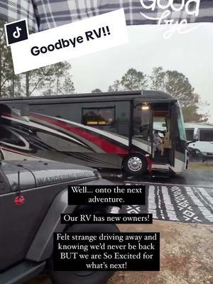 Drove away in the rain, but don’t worry—we didn’t cry… much. The RV has new owners, and we’re officially moving on to the next adventure!  Goodbye, four wheels.  Hello, sails and salty air! Let’s do this! #SoldTheRV #NextChapter #FromRVtoBoatLife #travelfamily #newbeginnings 