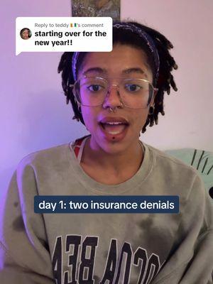 Replying to @teddy 🇨🇮  2 denials (#uhc and #cigna) and 25 approvals. two people getting horrible news today to kick off the new year. 