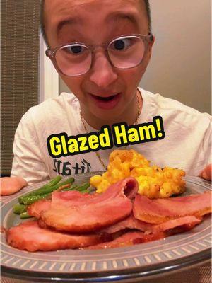 Glazed Ham and Home Made Mac and Cheese ! #macandcheese #cheesy #glazedham