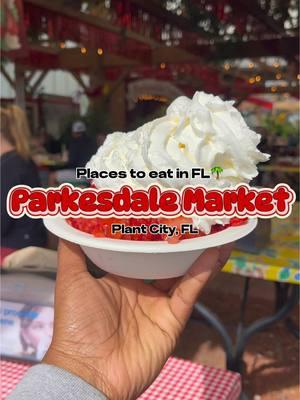 Places to eat in FL🌴: Parkesdale Farm Market📍Plant City, FL. Home of the World Famous Strawberry Shortcake! Parkesdale Market is a must visit destination! I’ll definitely be back for more 🍓🍰!!  📍3702 W Baker St, Plant City, FL 33563 #strawberryshortcake #parkesdalemarket #plantcityflorida #strawberry #shortcake #placestoeatintampa #floridafoodie #fyp #foodtiktok #Foodie #plantcity🍓 