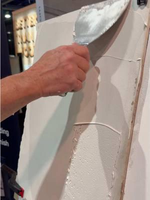 Never Sand Drywall Mud Again?! #drywall #toolsofthetrade #cooltools #construction #tradeshow 