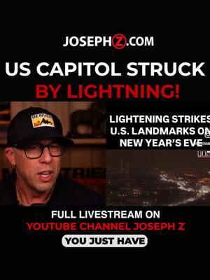 US Capitol Struck By Lightning! #america #lightning #breakingnews #josephz