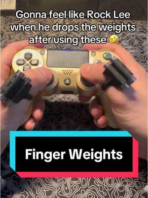 Elevate your gaming or any activity you use your fingers for if you catch my drift 😏but no I’ve also used them for guitar finger dexterity as well. #fingerweight #fingerweights #gaming #gamingaccessories #fingerstrength #GamingOnTikTok #fingerdexterity #TikTokShop 