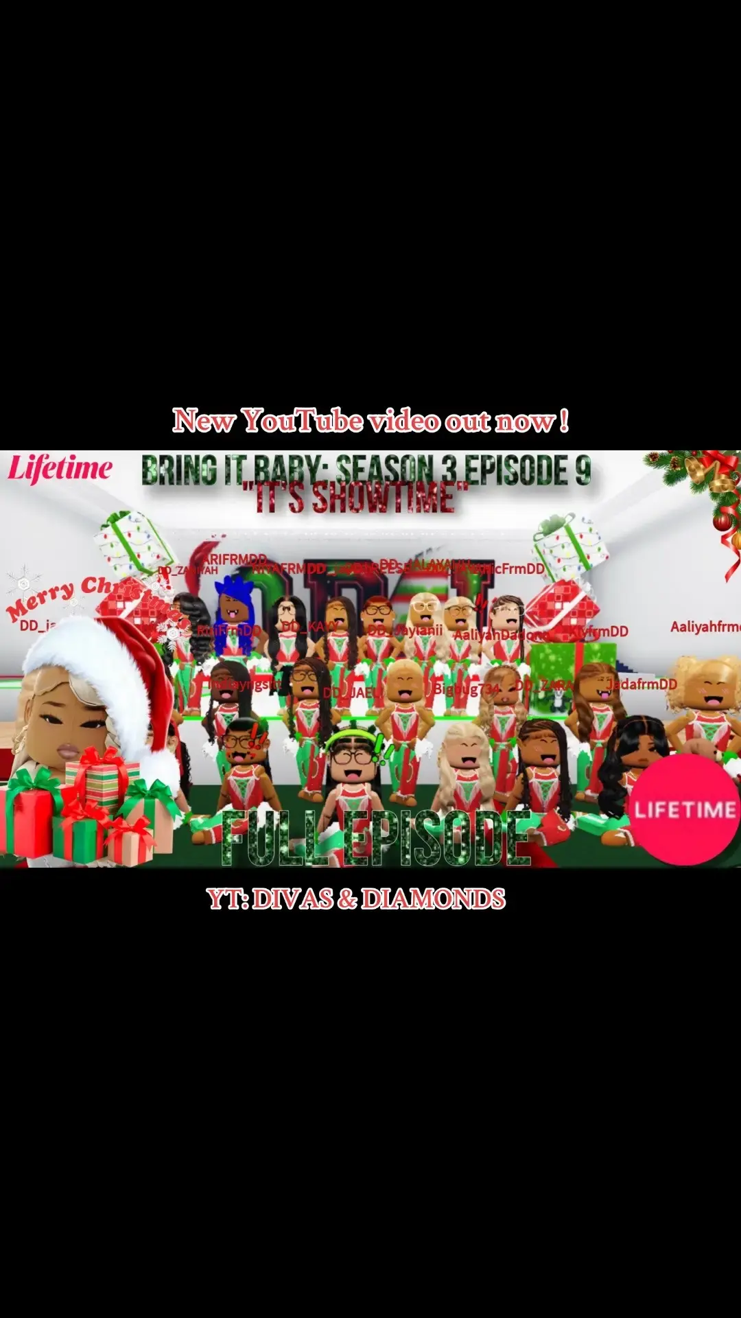 Our Christmas showcase is now out ❤️! Subscribe, like, comment, and share ! #fyp #like #foryoupage #comment #dance #team #majorette #divasanddiamondsdancecompany❤️💙💜 #robloxmajorette #roblox #ddontop♥️💎 #christmas #goodbye2024 #2025 