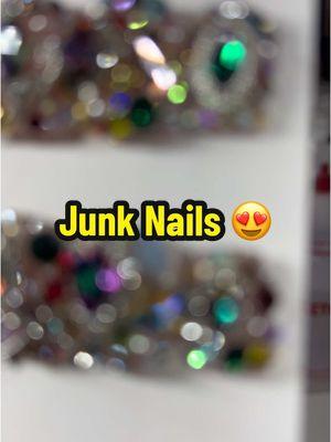 I am not at all a junk nail artist/technician but it can get done and be beautiful 🤩 Just like this custom set.  ✨ Short Square-Intricate freestyle 💎 To order DM me via instagram (linked 🔗 in my bio) #fyp #viraltiktok #nailsbynuk #trending #nailsoftiktok #nailtech #pressonnails #pressons #junknails #junknailsdesigns #jewelednails #shinynails #shortnails #squarenails #glitternails #blingnails #silvernails #goldnails #houstontx #houstonnails #dfwnails #dfwnailtech 