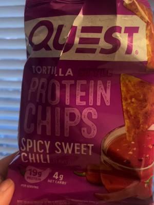 These are so good.  I’d definitely would recommend these #quest #proteinchips #tortilla #tortillachips #protein #lowcarbs #snacks #proteinsnacks #labellasocialite #TikTokShop #tiktokshopfinds #ads 