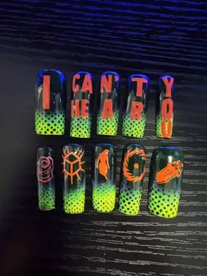 hand painted set available on my Etsy shop 🫶 Get your set before the concert! #piercetheveil #ptv #piercetheveiltok #ptvconcert #icanthearyou #icanthearyoutour #piercetheveiledit #ptvtok #explore #fypシ #fypシ゚viral #fyppppppppppppppppppppppp #nails  #handpainted #pressons 