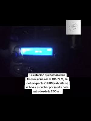 The alien radio frequency is now being heard in Mexico. The following footage was captured on New Years Eve 12/31/24 by Rafael Rivas (TikTok: rivasscar) #theparanormalchic #alien #contact #frequency #radiofrequency #radio #communication #ufo #ufocommunity #lookup #mexico #mexicocity #paranormal #paranormalinvestigation #fyp 