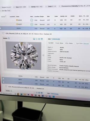 This is a lot to take in but no jeweler ever takes the time to explain it, when you reach out we go through all this and more so you know exactly what you are buying! #diamondeducation #naturaldiamond #rounddiamond 