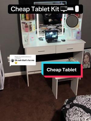 Replying to @LeslieCordovaa_ Put my baby tablet back 🤣#fyp #TikTokShop #tablets #tablet #ipad #vanity #girlytok #kidstablet 