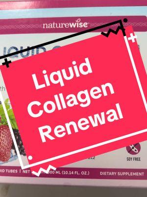 Liquid collagen renewal with hyaluronic acid and biotin by nature wise. #naturewise #LiquidCollagen #Collagen #Biotin #HyaluronicAcid 