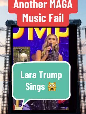 #goat #laratrump #wontbackdown #singing #magamusicfail 