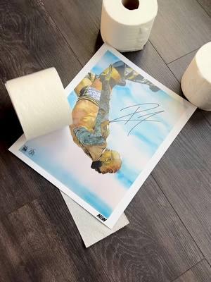 Needs all this paper for that mess he made on Dynamite 🩸 Ricochet 11” x 14” art print. Signed by @KingRicochet & @robschamberger. Hand-numbered 1-50 🧻 Link In Bio #ricochet #aew #aewdynamite #aewonmax #artprint #wrestlingtiktok #pwtees #prowrestlingtees #pwt #prowrestlingvideos #prowrestling 