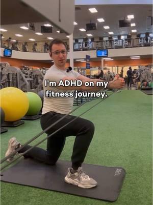 I’m ADHD on my fitness journey 😄🫣 - #adhdcoach #staydriven #fitnessfunny