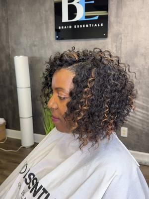 Illusion Crochet using @Freetress l Equal l Organique Deep Twist hair www.thebraidessentials.com to book appointment  #crochethairstyles #jaxhair #jaxhairstylist 