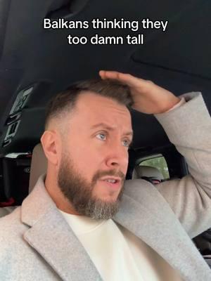 Can’t be too careful, don’t want to bump your head #balkan #balkantiktok #albanian #shqip #europe #tall #tallpeopleproblems #meme #fyp #foryou #funny #jokes #albania 