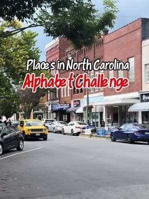 The Alphabet Challenge: North Carolina I tried to mix it up and use some smaller towns and destinations that you may not have been to yet. The only one that stumped me was X.  Drop your own contribution to the alphabet challenge below 👇🏽  #nc #nctripping #northcarolina #alphabetchallenge #alphabet #visitnc #smalltowns #nctravel #nctiktok 