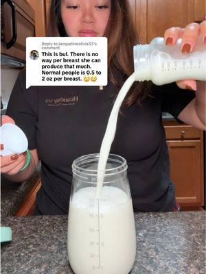 Replying to @jacquelineolivia33 sucks to be wrong 🤷🏻‍♀️ #breastmilk #pumpingmom #momcozy #breastfeeding #newmomtips  #milktok #pumpingjourney #pumptok #pumpwithme #pourwithme #MomsofTikTok #exclusivelypumping #postpartum #pumptok #momtok 