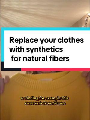 I challenge you to thrift your replacement pieces in your wardrobe instead of buying a brand new version in natural fibers!  #fabrictok #naturalfibertok #newyearsresolution #naturalfiberclothes #fyp #closetupgrade #secondhand 