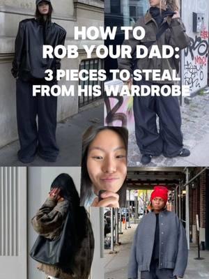 POV: Teaching you how to raid your dad’s closet…grt grounded at your own risk! 3 pieces to look for!  #dadaesthetic #fashiontutorial #stolefrommydad #vintagestyle #closettour #fashiontiktok #styling101 