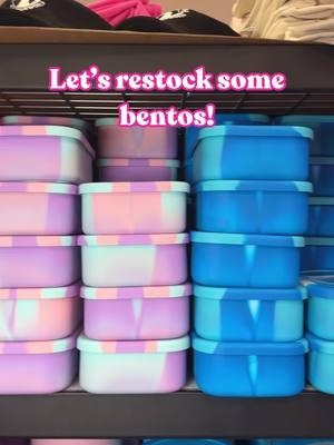 Restocking our bentos! What did everyone do for New Years?! #bentobox #restockasmr #siliconebentobox #bentobowl #restockwithme