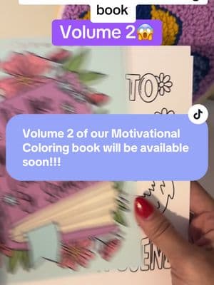 OMG I can’t believe volume 2 of our Motivational Coloring Book is almost ready!!! Check back January 6th to get your hands on it🙌 #adultcoloringbook #coloringbook #handdrawn #productlaunch 