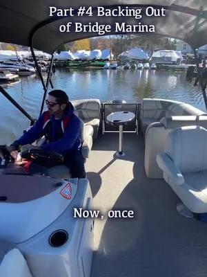 Leaving the marina PART 4 OF 4 #boat #viral #fyp #boattok #part4 #lakehopatcong #bridgemarina