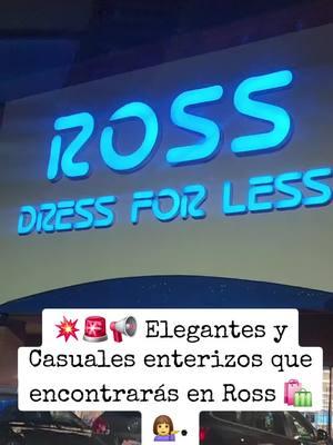 💥🚨📢 Elegantes y Casuales enterizos que encontrarás en Ross 🛍💁‍♀️. #rossdressforless #ross #enterizos #shopping #ofertas #casualoutfits #Viral #Foryou #tiendaderopa #fypp 