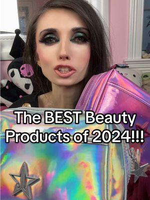 My FAVORITE beauty products of 2024!!! 🥳💖🎊  Makeup, skincare, and more that I’ve been obsessed with!!! Happy New Year everyone!!!! #makeup #newyears #makeupreview #eyeshadow #skincare #jeffreestarcosmetics #hauslabs #dolcegabbana #sephora #bestof2024 #fyp