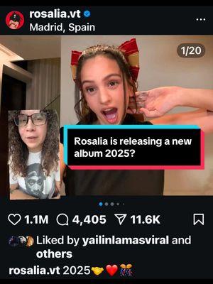 Rosalia is releasing a new album 2025? #rosalia #rosaliamotomami #rosaliavt #rosaliafans @La Rosalia 