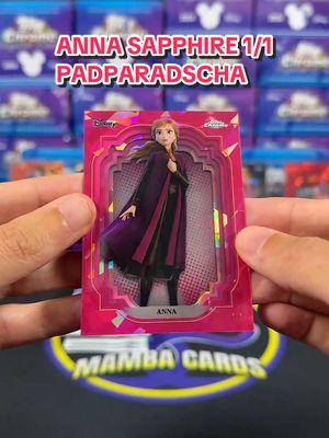 JUST PULLED ❄️ Disney Sapphire Anna Padparadscha 1/1 from Frozen on TikTok Live by Jason 🔥 Only moments before the Elsa 1/1 🎥 What are the odds of hitting Anna & Elsa in the same Live stream?? 🤯 Stay tuned for more Disney Sapphire on TikTok LIVE! Mickey Mouse 1/1 Padparadscha coming next… 🔮 #disney #disneychrome #disneysapphire #disneycards #disneycollector #disneycollectibles #disneyprincess #disneyfrozen #frozen #annafrozen #toppssapphire #topps #toppschrome #toppschromesapphire #toppsuk #tradingcards #sportscards #fyp 