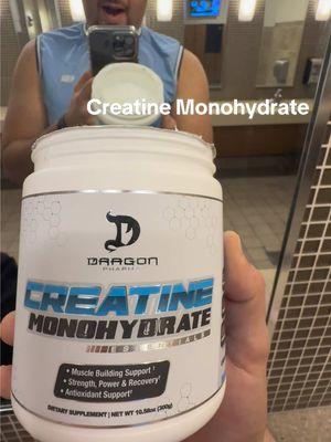 Hoy arrancamos de nuevo el gym de la mano de esta marca que me la han recomendado full y es Dragon Fharma tienen muchos productos con una muy buena calidad y el precio es inmejorable #creatinemonohydrate #creatine #gym #reto2025 #live #fly #TikTokShop #flypシ 