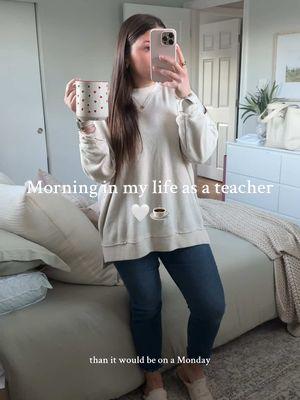 Going back to work on a Thursday is not fun 🤩  #teaching #teacher #teachers #teachersoftiktok #teachertok #teachertiktok #teacherlife #teachervlog #teachersbelike #beforework #morningroutine #morningvlog #morningvlogs #5to9before9to5 #teach #morningvibes #morninginmylife #morning 