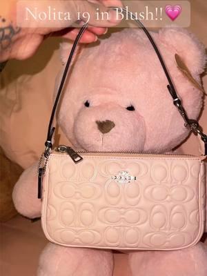 In love☺️💗  #coachnolita19 #blush #fypシ゚viral #coachlove 