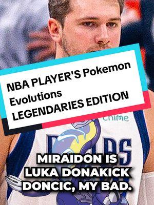 NBA Player's Pokemon Evolutions But This Time Only Legendaries #lebronjames #michaeljordan #dirknowitzki #basketballtiktok #nbaanalysis #nbatiktok #pokemon 