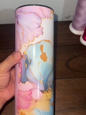 Sublimated this tumbler and came out great!😍😍 #sublimation #skinnytumbler #design #fyp #crafts #sublimationmugpress 