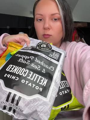 Pop daddy kettle chips? #fyp #popdaddy #snackreview #snacks #kettlechips #crunchy 