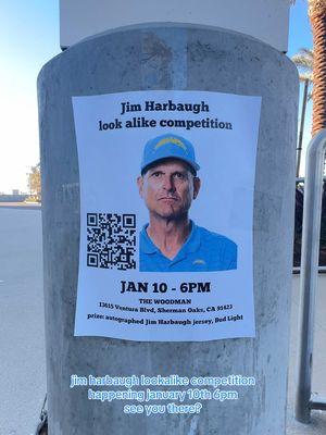 yes this is real :) #jimharbaugh #lookalike #competition #nfl #chargers #shermanoaks 