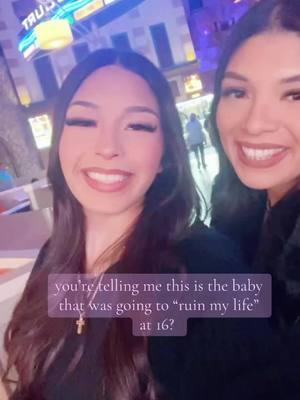 16 years later now, my baby didn’t ruin my life! 🤍 #SAHM #sahmlife #youngmom #teenmom #16andpregnant #momlife #16years #agegap #momanddaughter #babygirl #newyear #daughter #trending #foryoupage #unconditionallove #MomsofTikTok 