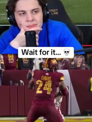 Wait for it… 💀 #sportsbetting #foryou #foryoupage #nfl #nflfootball #commanders #falcons #nfltiktok #viral #nflmemes #trending 