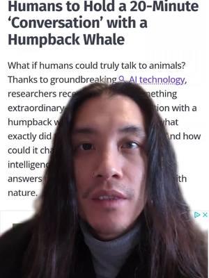 AI to talk to whales? #ai #whales #communication #groundbreaking #smplsck other accounts @SMPLSCK @simplisick #greenscreen 