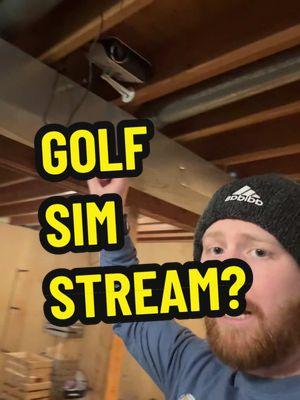 I might suck at golf, but it would still be fun. What do you guys think? #golf #golfsim #golftiktok #golftok #