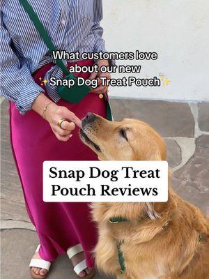 This has truly been a labor of love, and we're so happy to see you guys loving the Snap Dog Treat Pouches!  #dogtreatpouch #dogwalkingaccessory #dogtrainingtool #dogwalkingtool #dogparents #dogaccessories #dogbag #trainingtool #DogTraining #musthavedogproducts #dogsoftiktok 